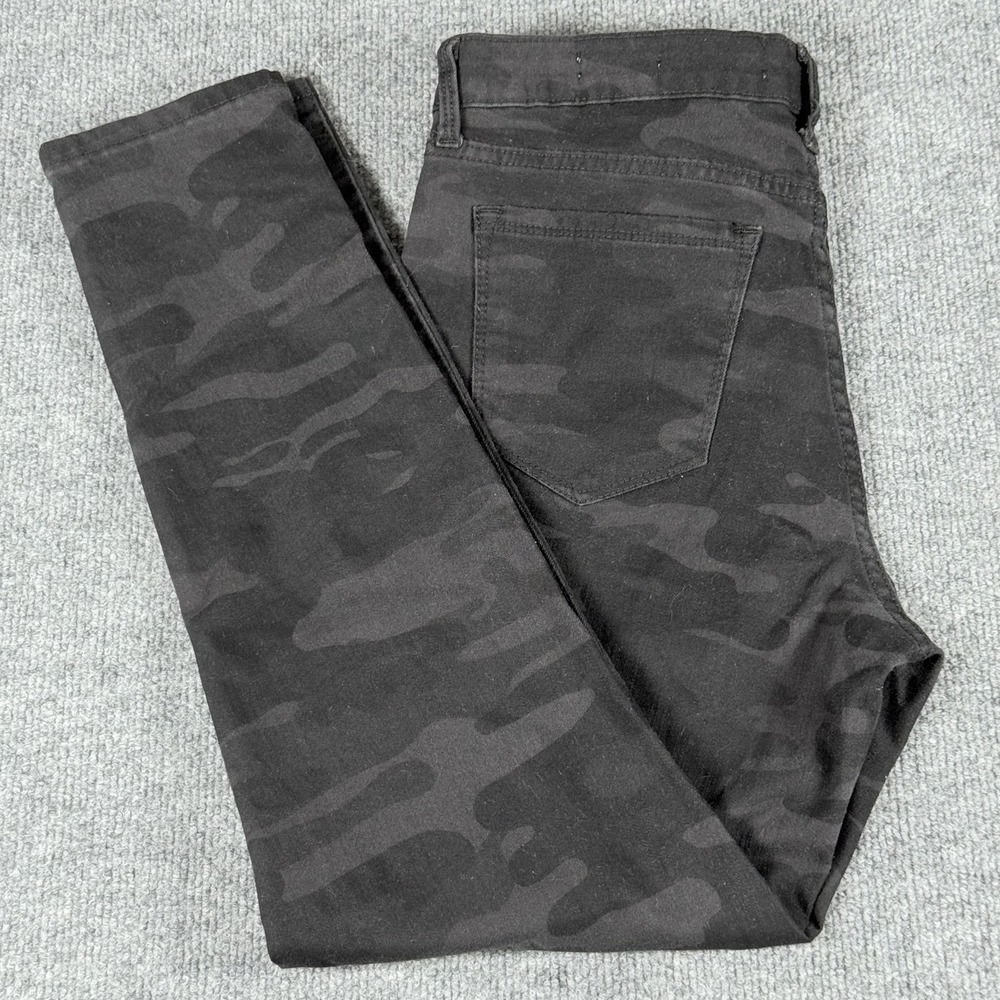 Social Standard Sanctuary Jeans Womens 8 Black Camo Ankle Skinny Stretch Pants